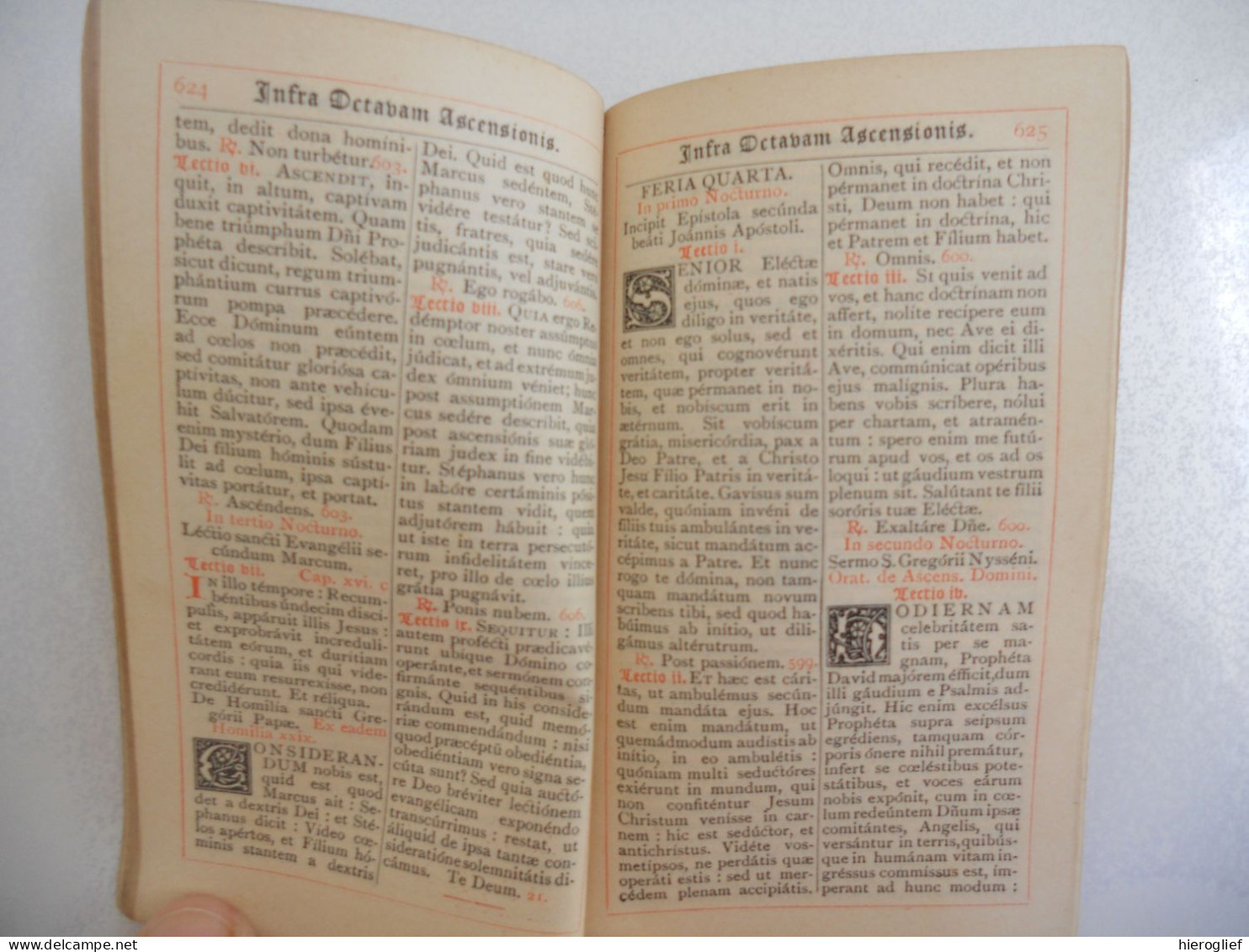 Breviarium Romanum - Proprium De Tempore Ab Ascensione Domini Usque Ad Dominicam Trinitatis / Tournai - Libros Antiguos Y De Colección