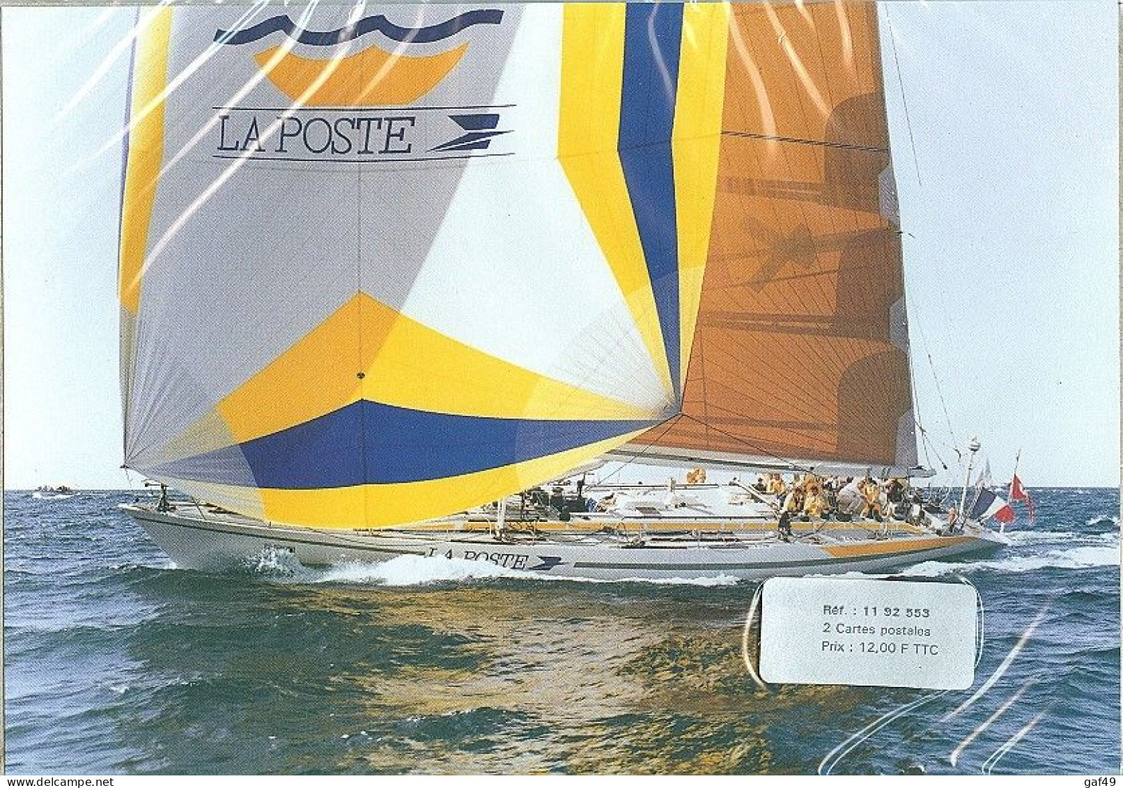 Entiers Postal Course Autour Du Monde à La Voile En équipage N° Y&T 2755-CP1 & 2756-CP1 Neufs Sous Blister - Sailing