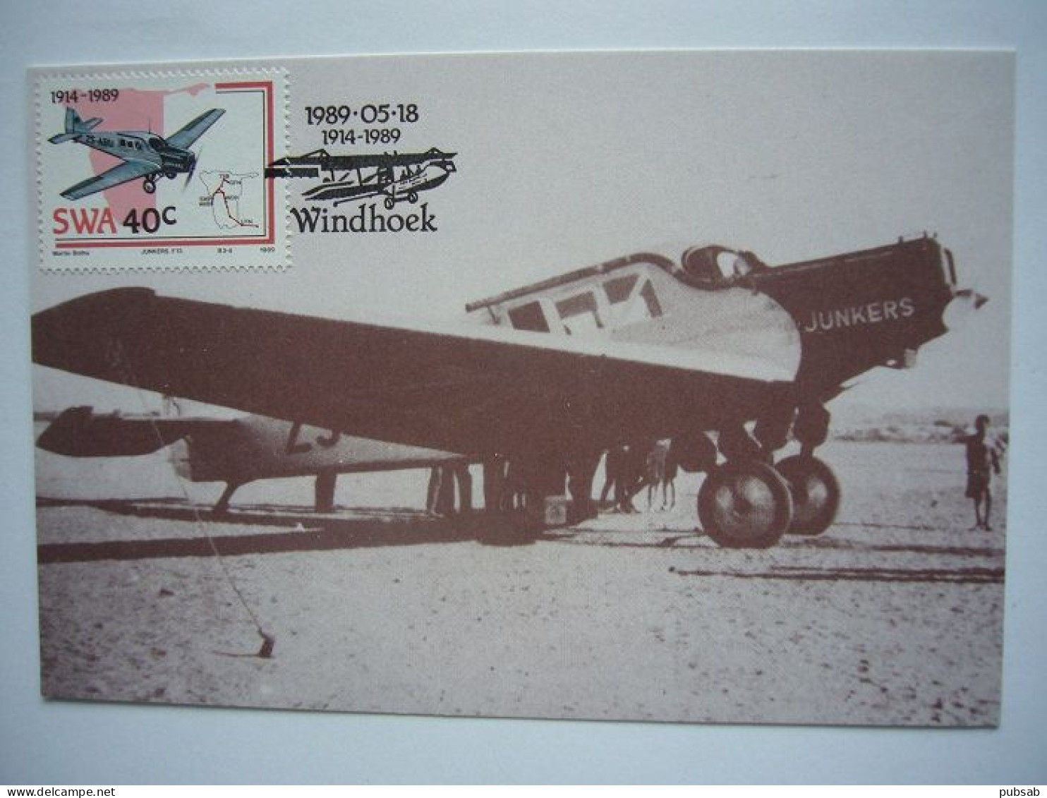 Avion / Airplane / LUFTHANSA / Junkers F-13  / Carte Maximum - 1919-1938: Fra Le Due Guerre