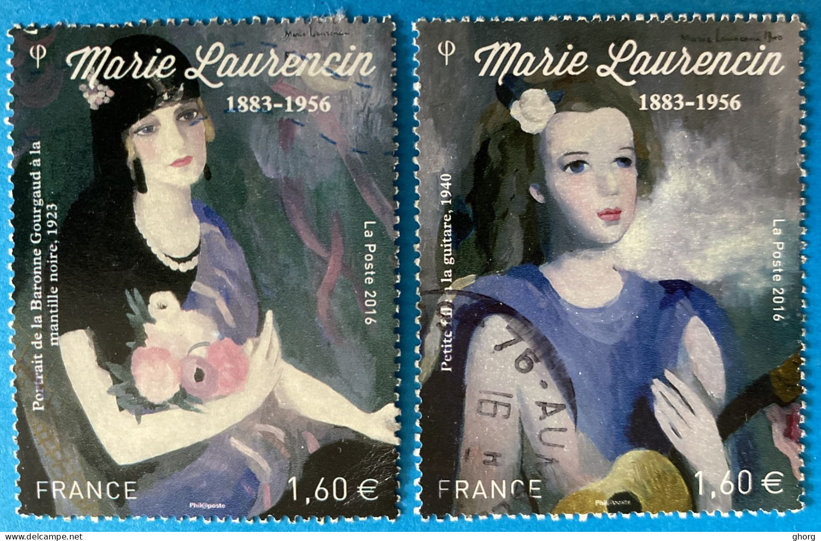 France 2016 : Marie Laurencin, Peintre Française N° 5111 à 5112 Oblitéré - Gebraucht