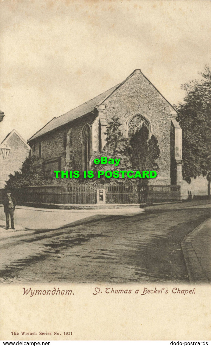 R619450 Wymondham. St. Thomas A Beckets Chapel. Wrench Series No. 1921 - Mondo