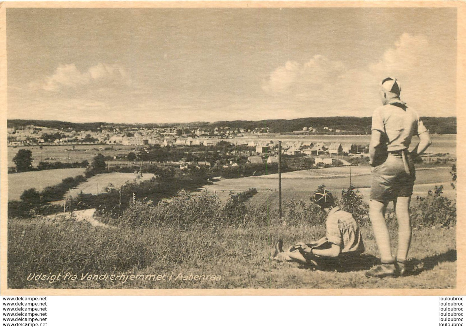 UDSIGT FRA VANDRERHJEMMET I AABENRAA - Danemark