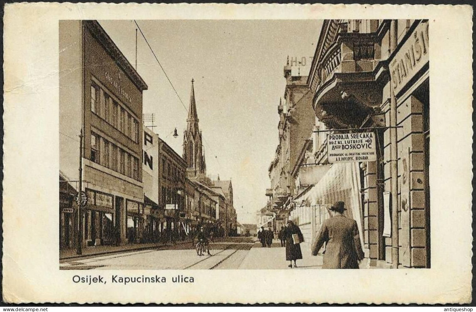 Croatia-----Osijek-----old Postcard - Croatie