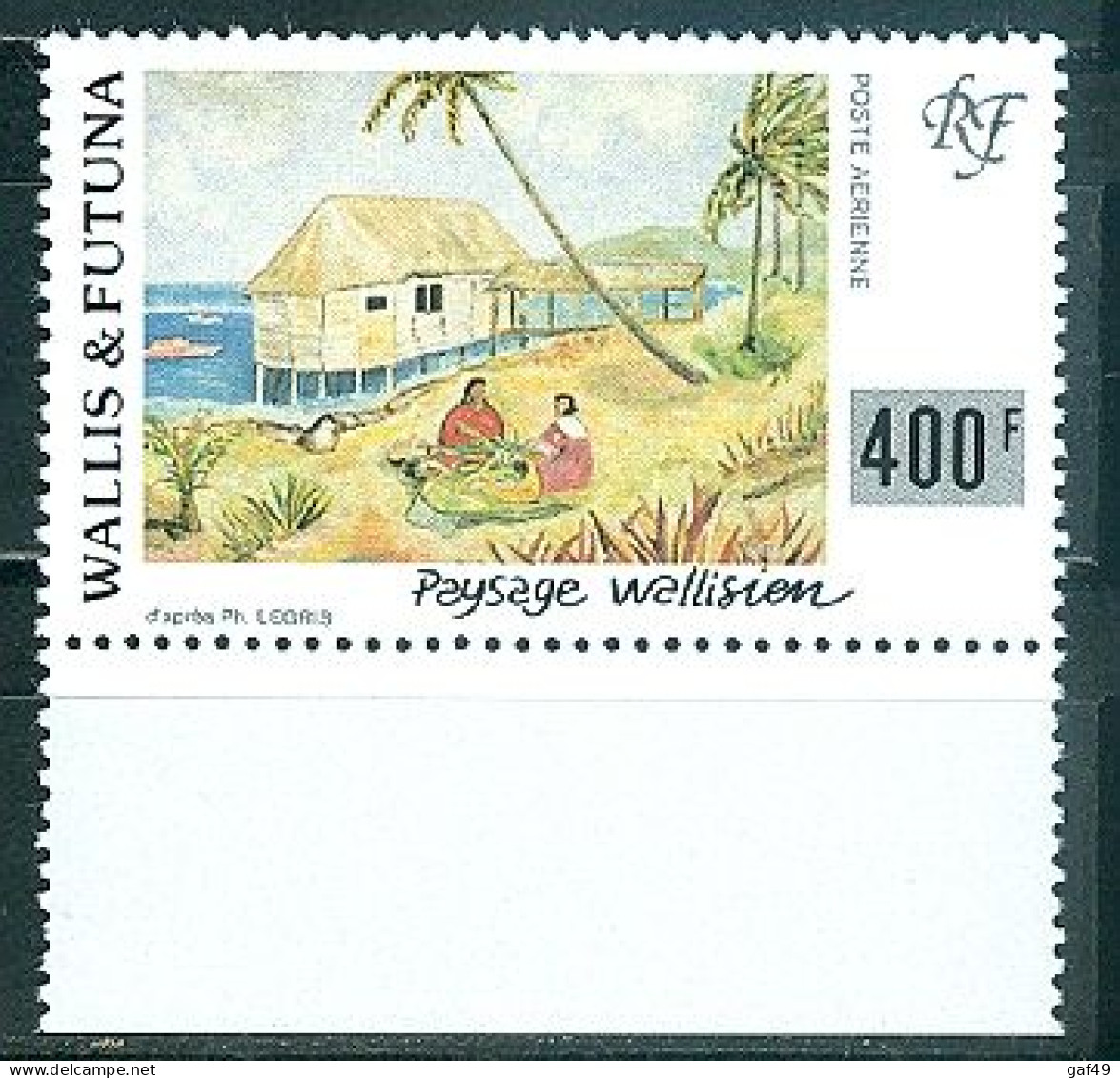 Wallis & Futuna N°Y&T PA 179 De 1994 Paysage De Wallis Neuf Sans Charnière Très Frais - Ungebraucht