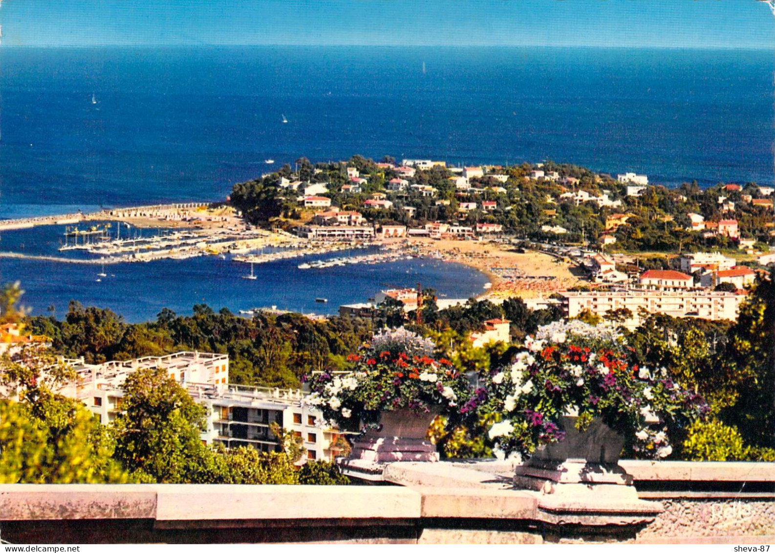 83 - Cavalaire Sur Mer - Vue Générale Sur La Plage, Le Port Et Le Cap Cavalaire - Cavalaire-sur-Mer