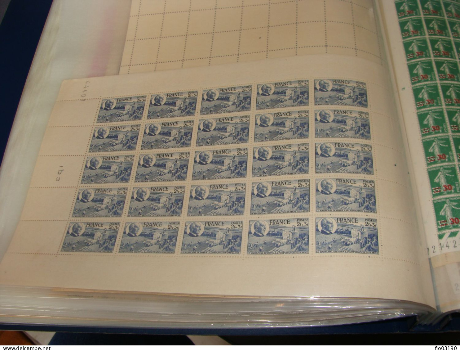 N° 607 En Feuille  De 25 Timbres Entières Neuves - Full Sheets