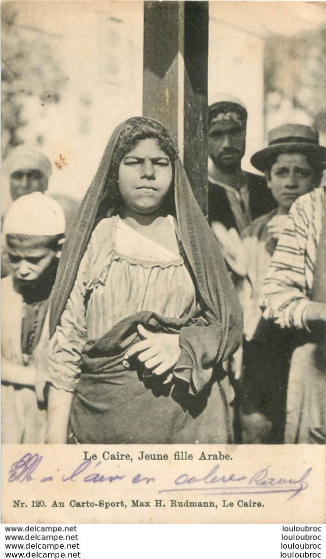 LE CAIRE JEUNE FILLE ARABE - El Cairo