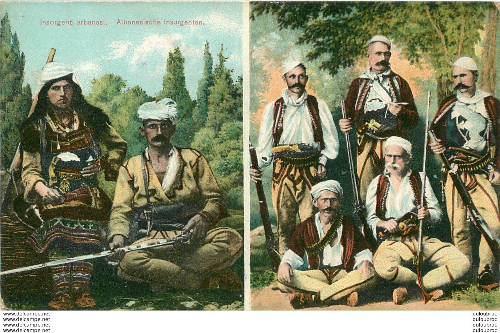 INSORGENTI ARBANASI - Albanië