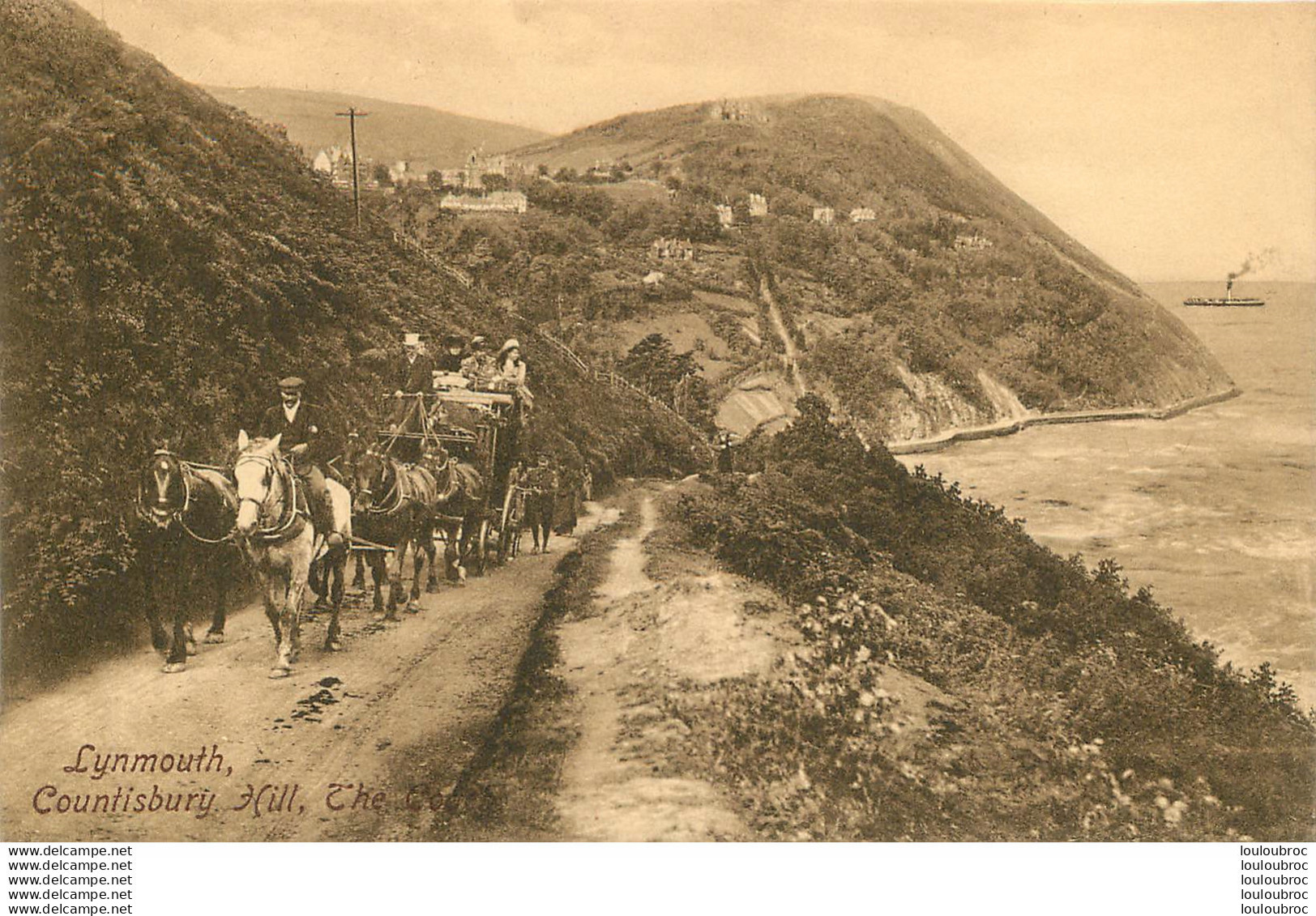 LYNMOUTH COUNTISBURY HILL - Lynmouth & Lynton