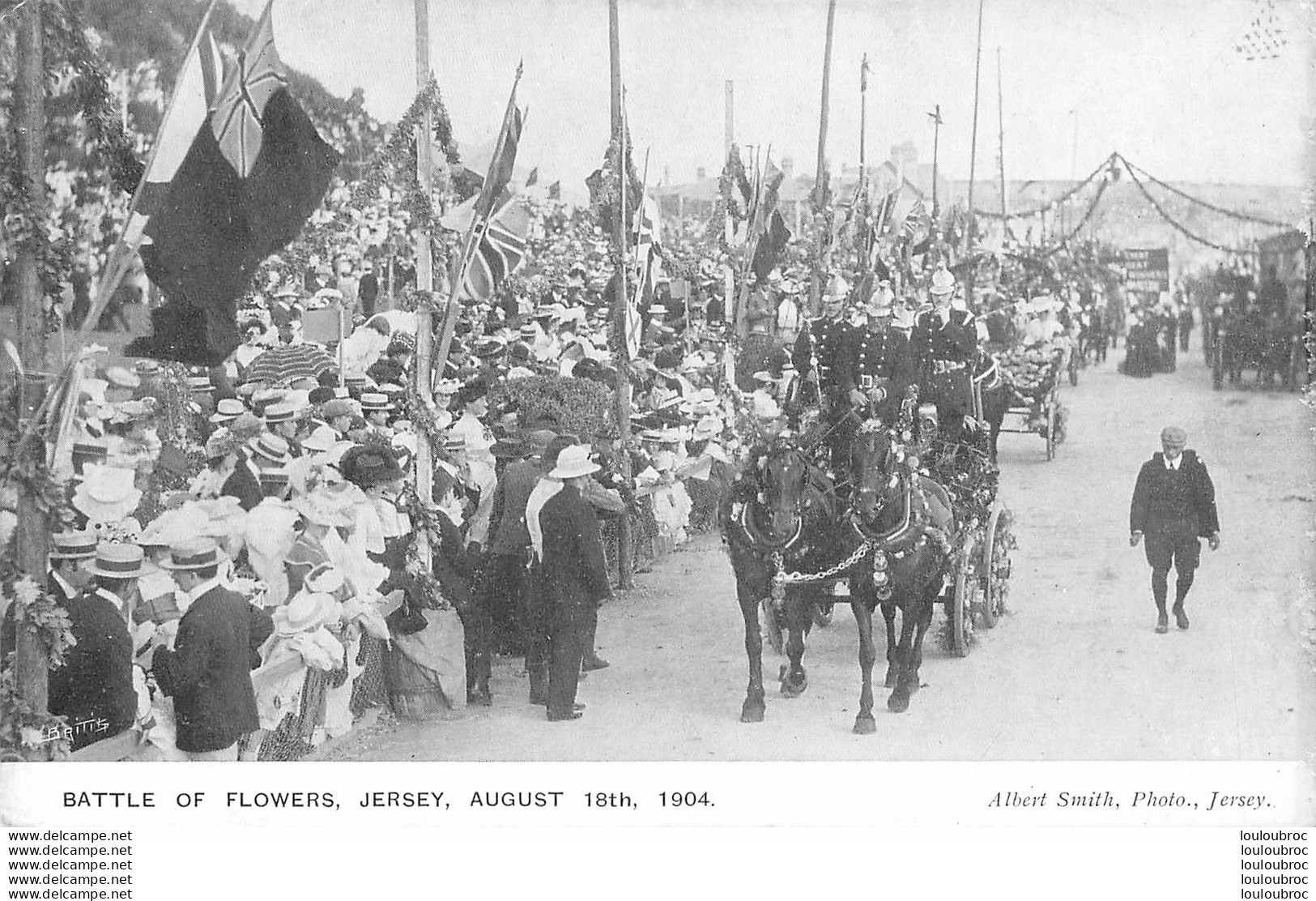 JERSEY 1904 BATTLE OF FLOWERS - Otros & Sin Clasificación