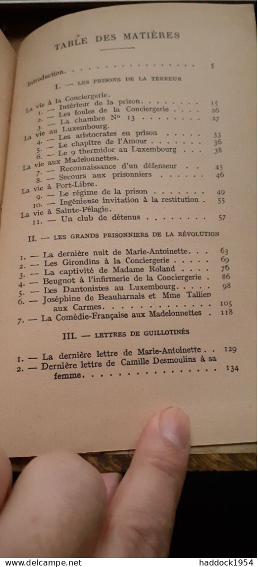Les Prisons De La Révolution HECTOR FLEISCHMANN Les Publications Modernes 1908 - Histoire