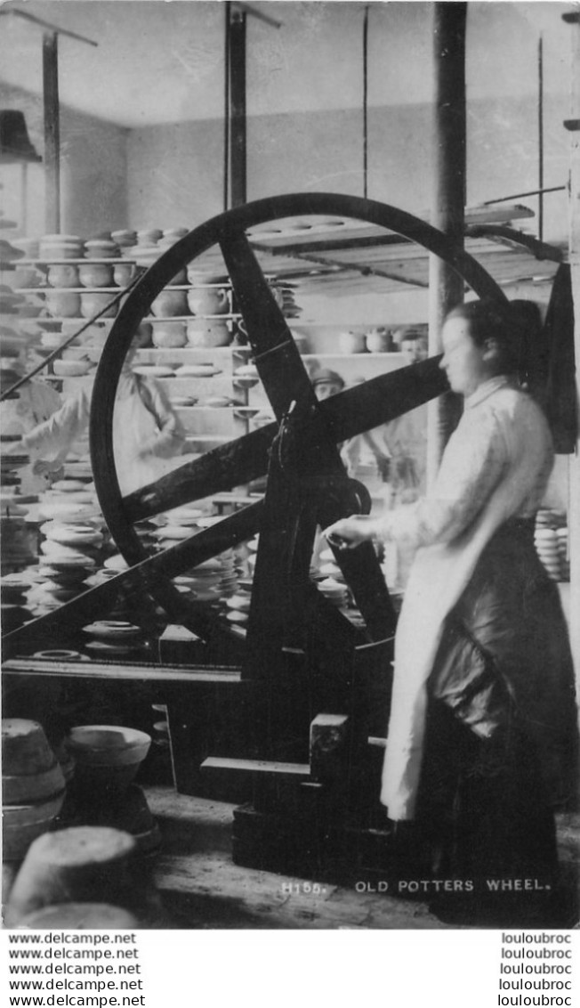 STAFFORDSHIRE  OLD POTTERS WHEEL  PUBLISHED BY SHAW BURSLEM - Stoke-on-Trent