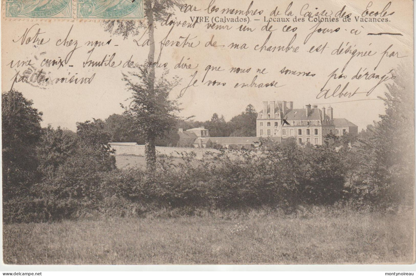 Calvados : VIRE : Locaux Des Colonies De Vacances  1906 - Vire