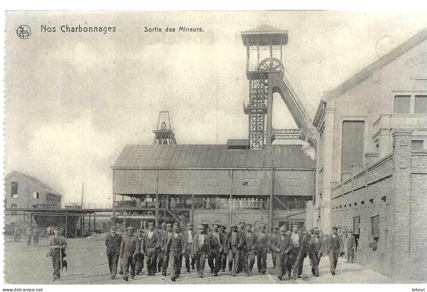 « Nos Charbonnages – Sortie Des Mineurs» - Nels - Mijnen