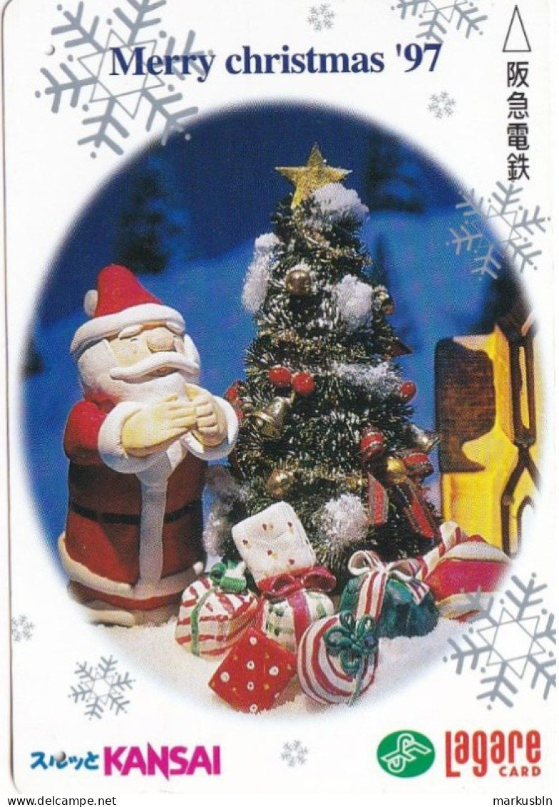 Japan Prepaid Lagare Card 3000 - Merry Christmas 1997 Santa Tree - Japan