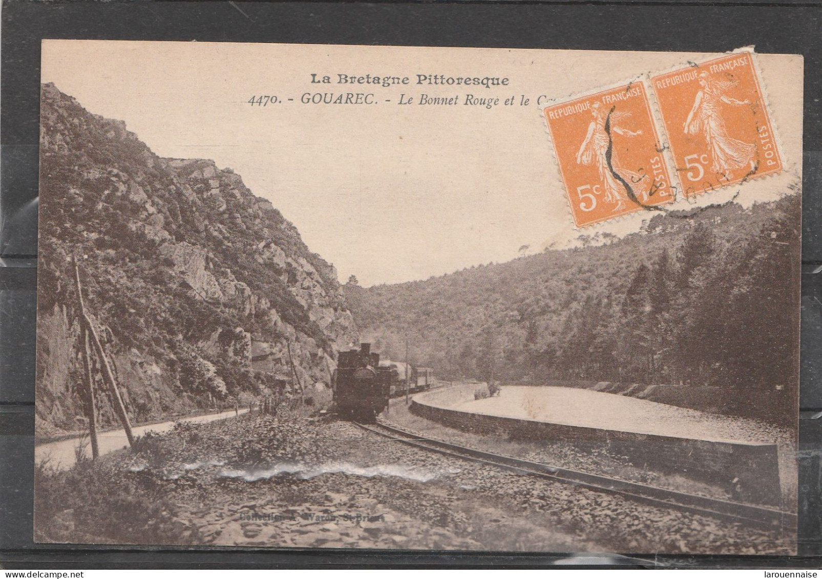 22 - GOUAREC - Le Bonnet Rouge Et Le Canal - Gouarec