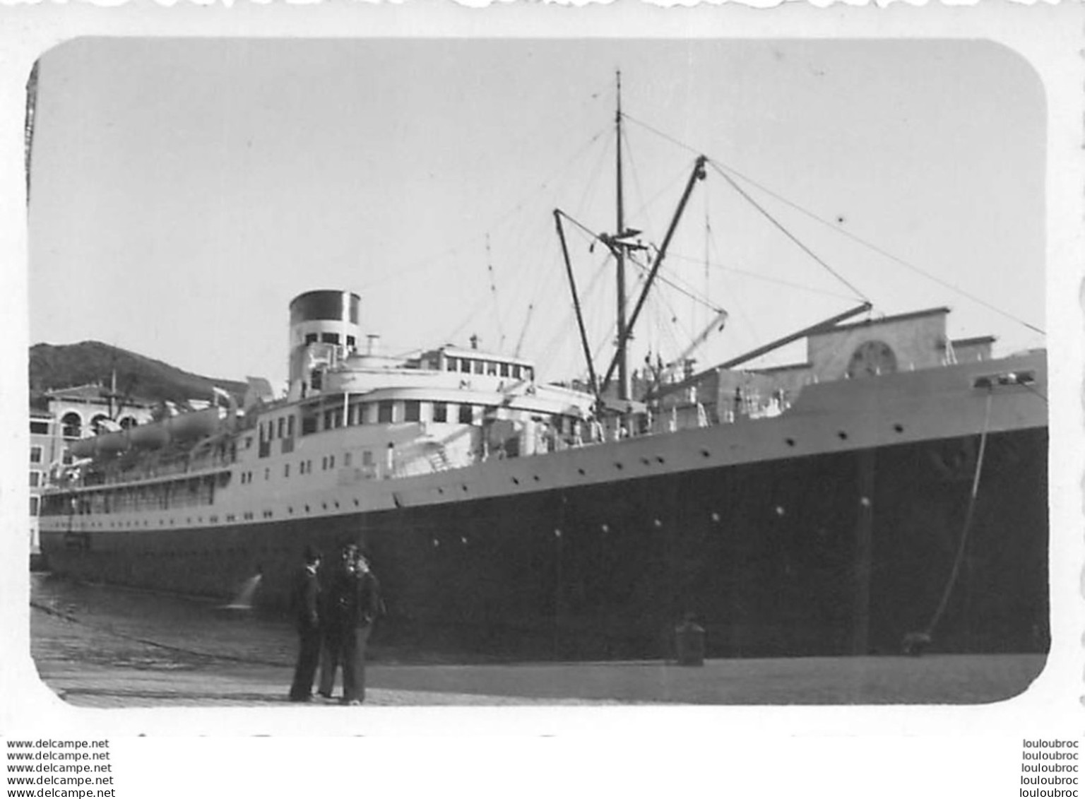 LE EL MANSOUR A PORT VENDRES 1931  PHOTO  ORIGINALE FORMAT 9 X 6 CM - Schiffe