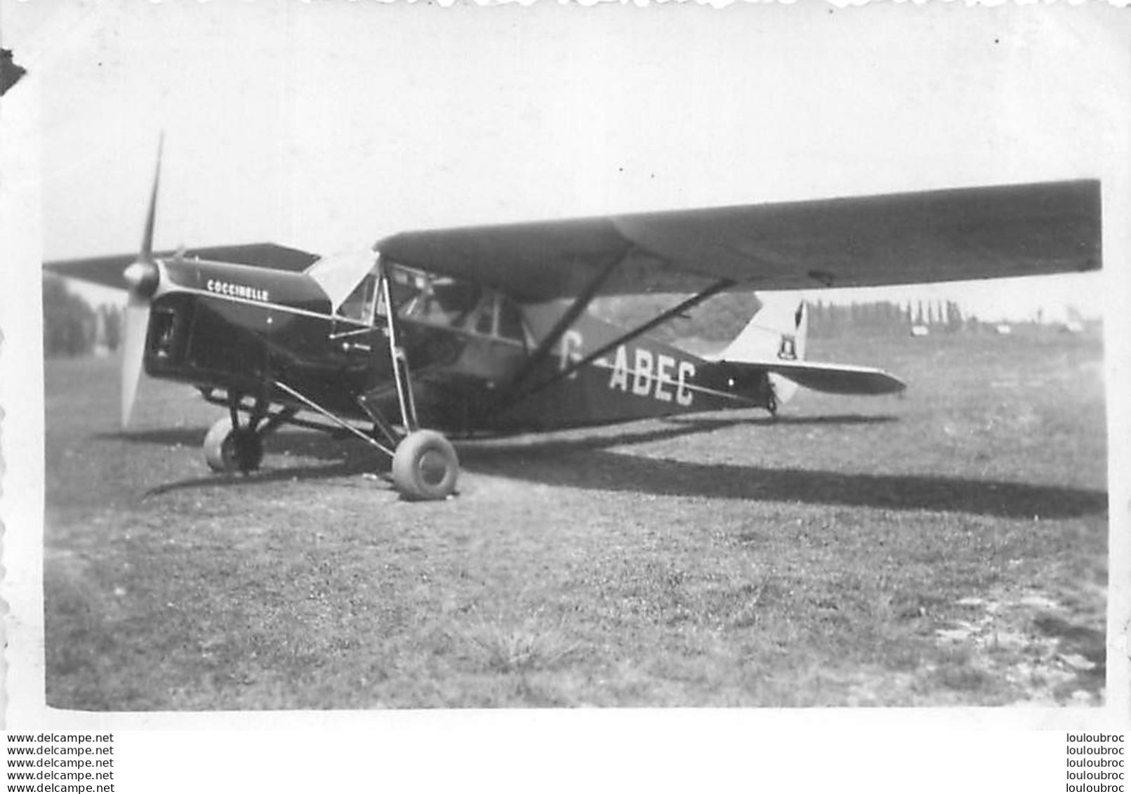 AVION MOTH GIPSY DE HAVILLAND PHOTO ORIGINALE FORMAT 9 X 6 CM - Aviation