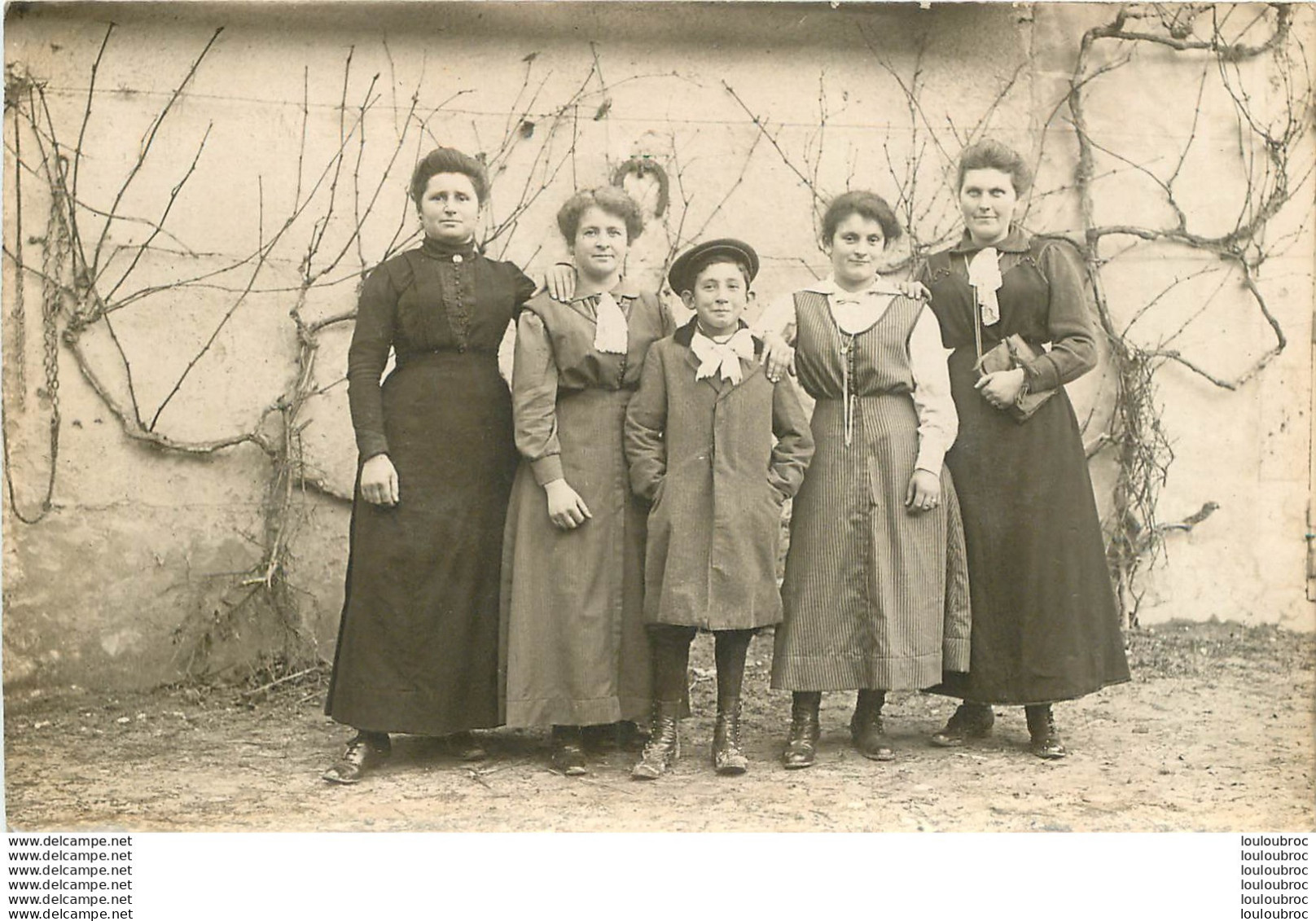 CARTE PHOTO GROUPE DE PERSONNES - Zu Identifizieren