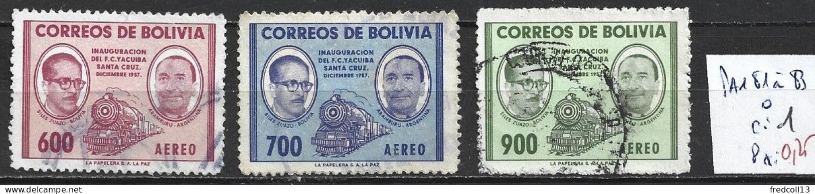 BOLIVIE PA 181 à 83 Oblitérés Côte 1 € - Bolivien