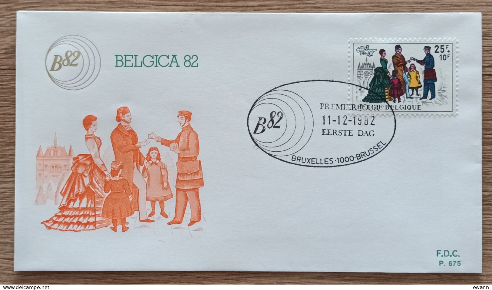 Belgique - FDC 1982 - YT N°2076 - Belgica'82 / Exposition Philatélique - 1981-1990