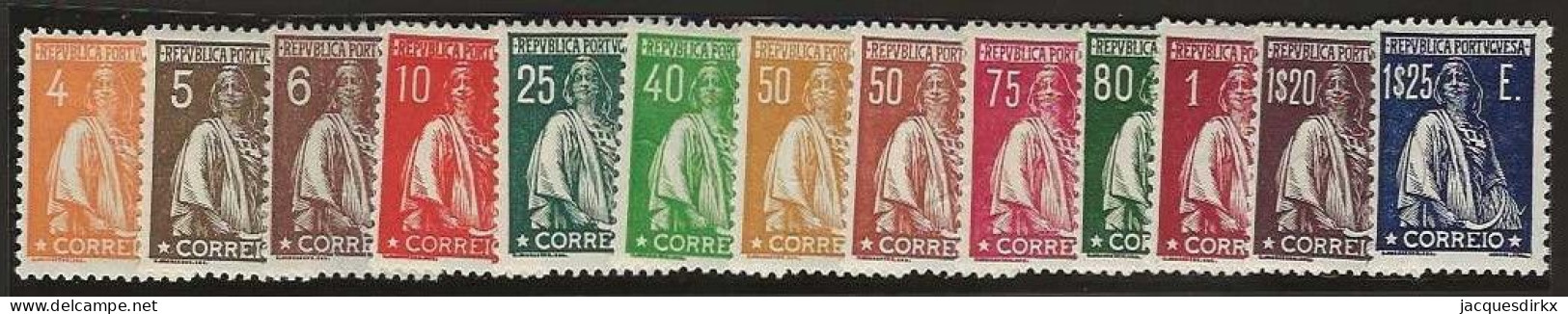 Portugal     .  Y&T      .   13 Stamps     .    *        .    Mint-hinged - Nuovi