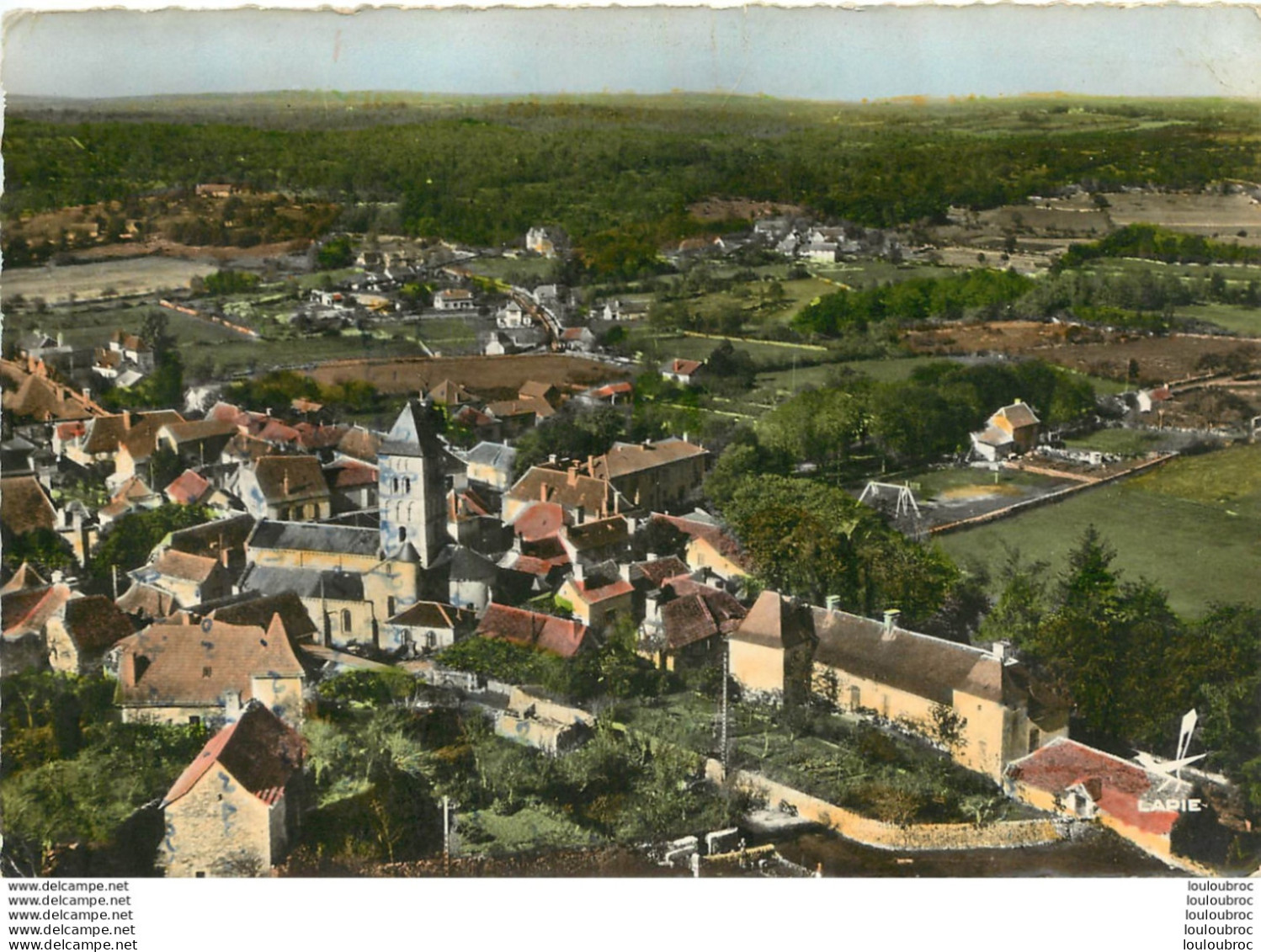 LIVERNON VUE PANORAMIQUE AERIENNE - Livernon