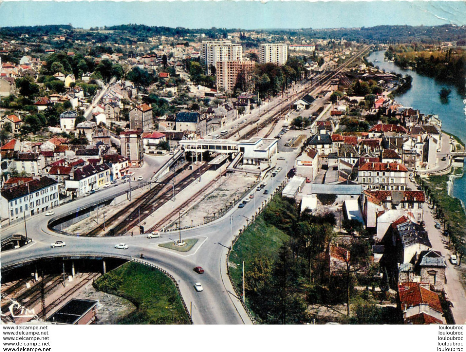 LAGNY THORIGNY POMPONNE VUE AERIENNE - Lagny Sur Marne