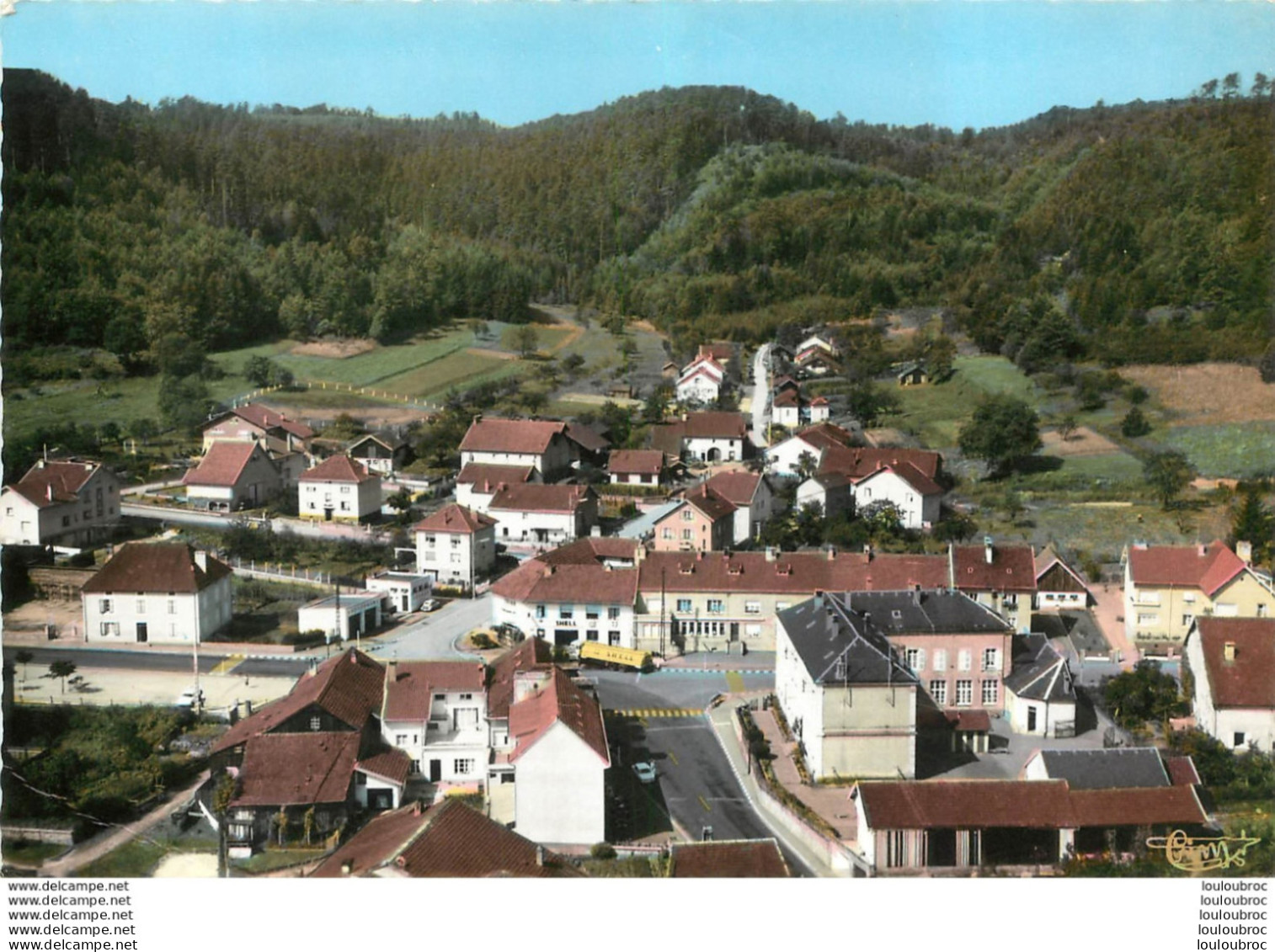 BROUVELIEURES VUE AERIENNE LE POINT CENTRAL - Brouvelieures