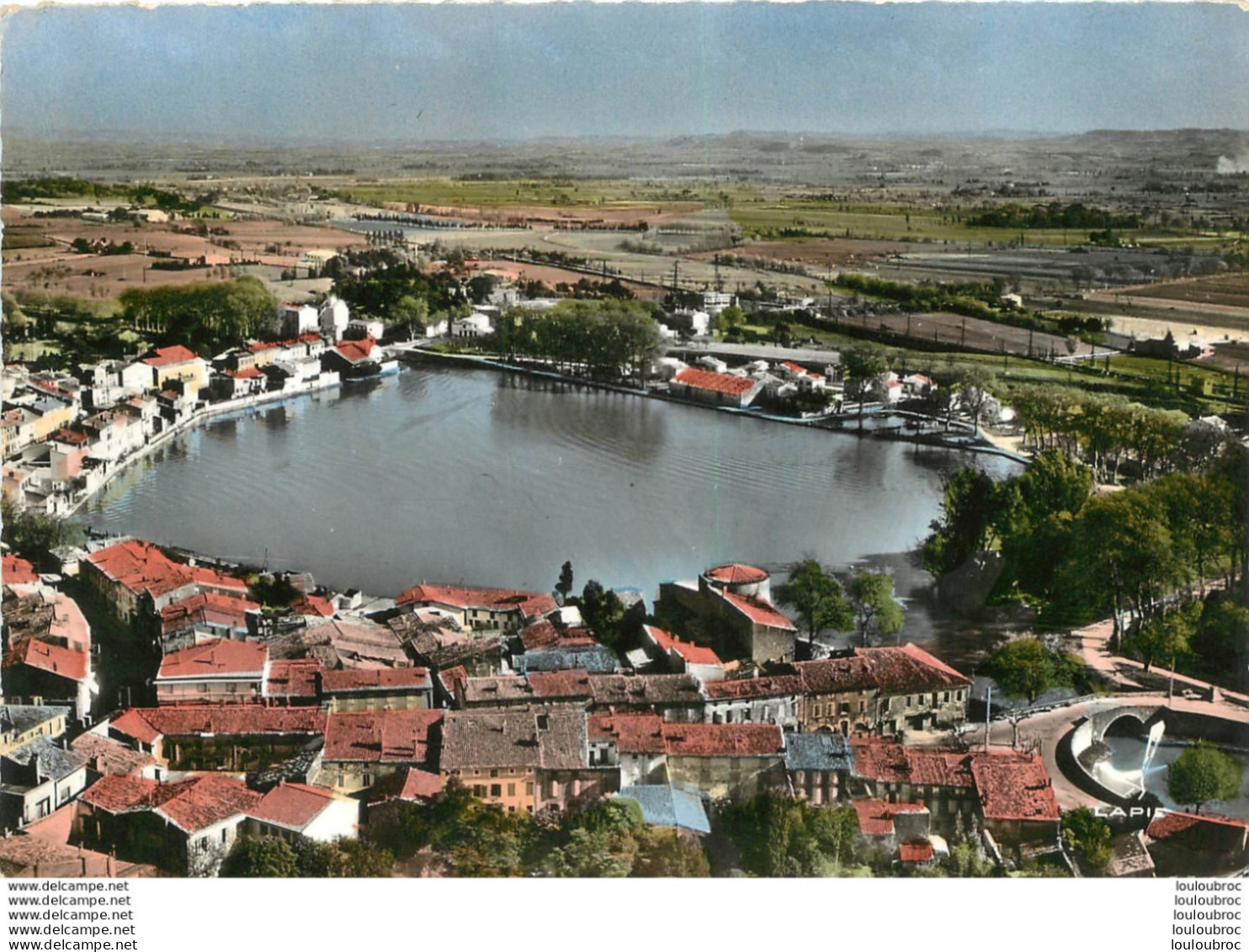 CASTELNAUDARY LE GRAND BASSIN VUE AERIENNE - Castelnaudary