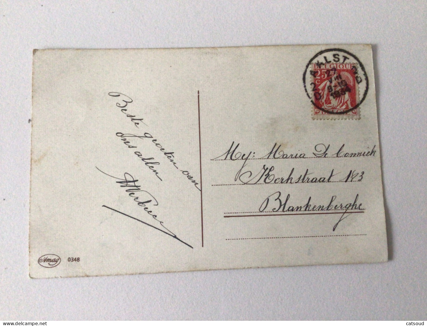 Carte Postale Ancienne (1934) Le Petit Chaperon Rouge - Contes, Fables & Légendes