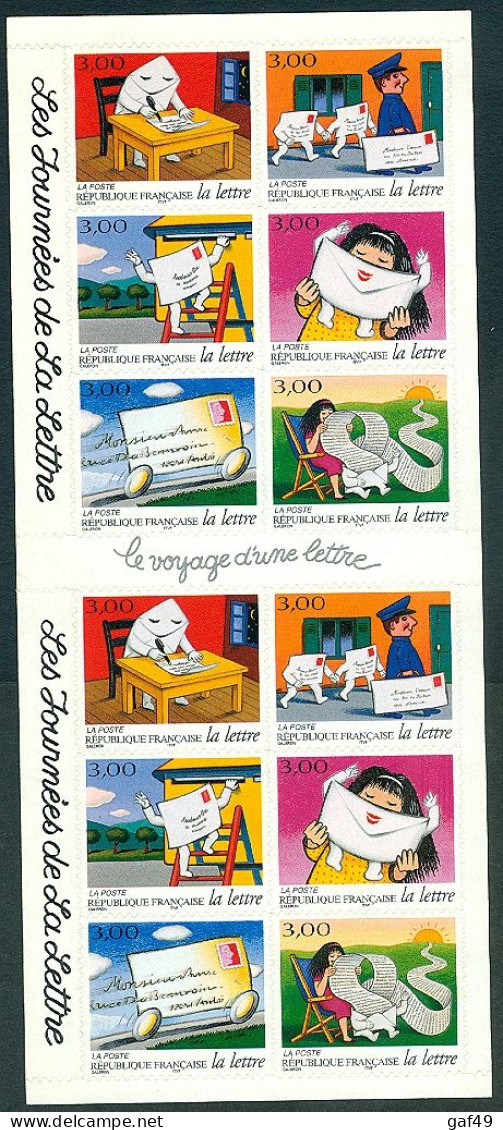 France Carnet Les Journées De La Lettre 1997 N° Y&T: BC3071A Autoadhésif Neuf  Très Beau Non Plié - Commémoratifs