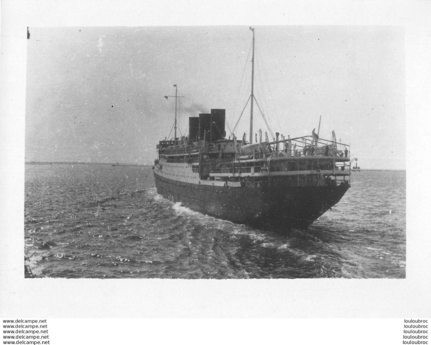 BATEAUX EN MER PHOTO ORIGINALE 21 X 16 CM - Schiffe