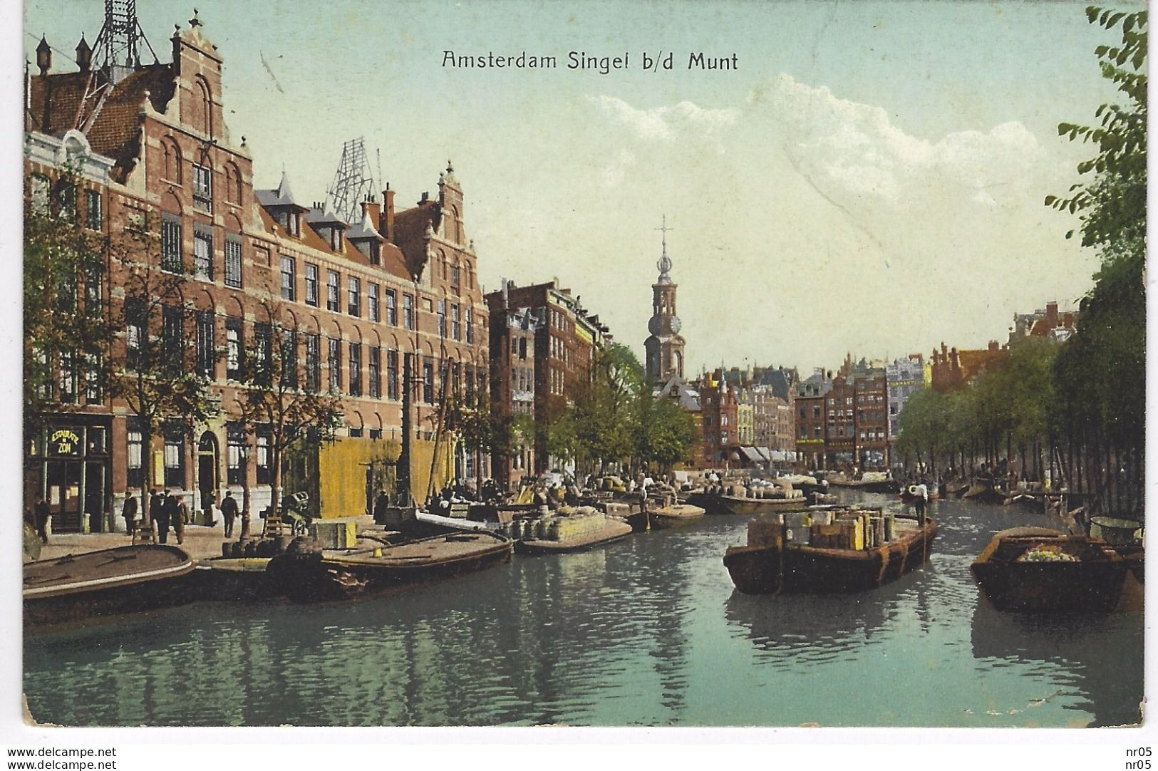 PAYS BAS  - AMSTERDAM - Singel B/d Munt - Amsterdam
