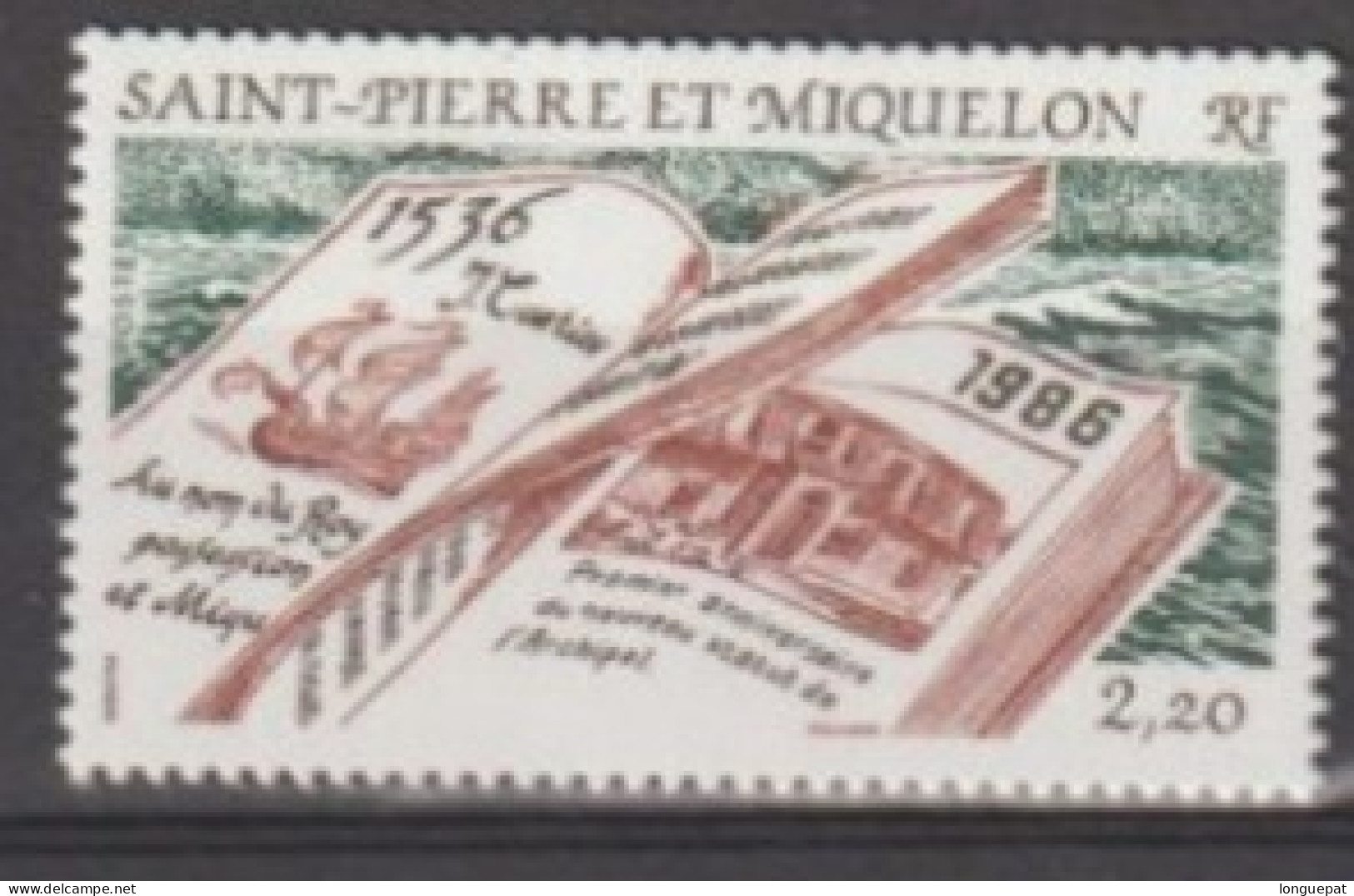 SAINT-PIERRE Et MIQUELON - 450 Ans De La Découverte Desîles Par Jacques CARTIER - Ungebraucht