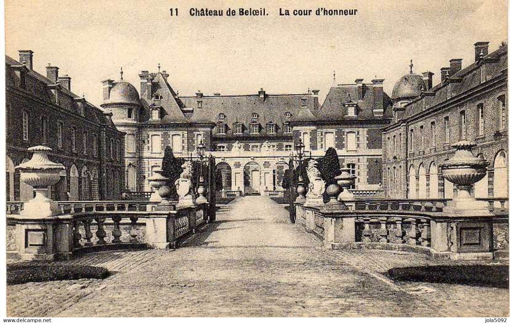 BELGIQUE -  Château De BELOEIL - La Cour D'Honneur - Beloeil