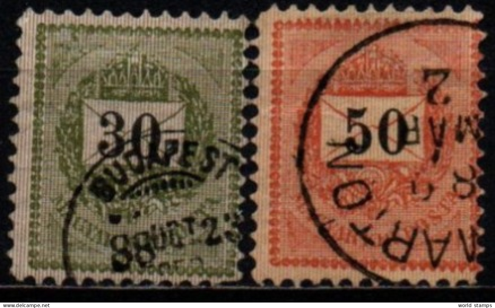 HONGRIE 1888-98 O DENT 11.5 - Oblitérés