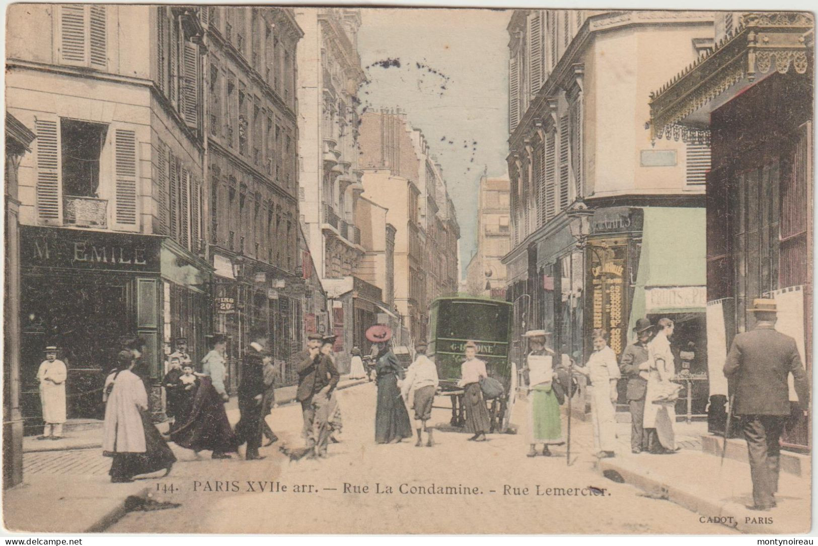 Paris  17 Em : Rue Dela  Condamine , Rue  Lemercier - Arrondissement: 17