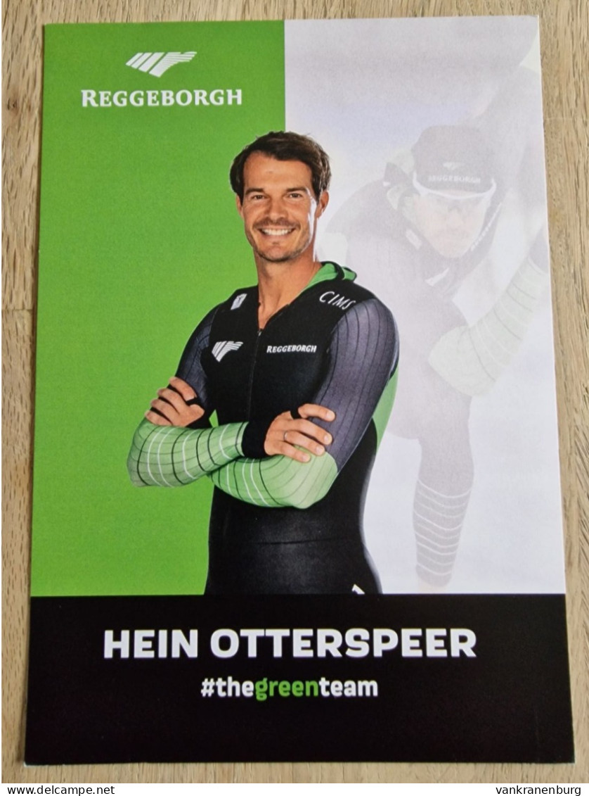 Card Hein Otterspeer - Team Reggeborgh - 2023-2024 - Ice Speed Skating Eisschnelllauf Patinage De Vitesse Schaatsen - Winter Sports