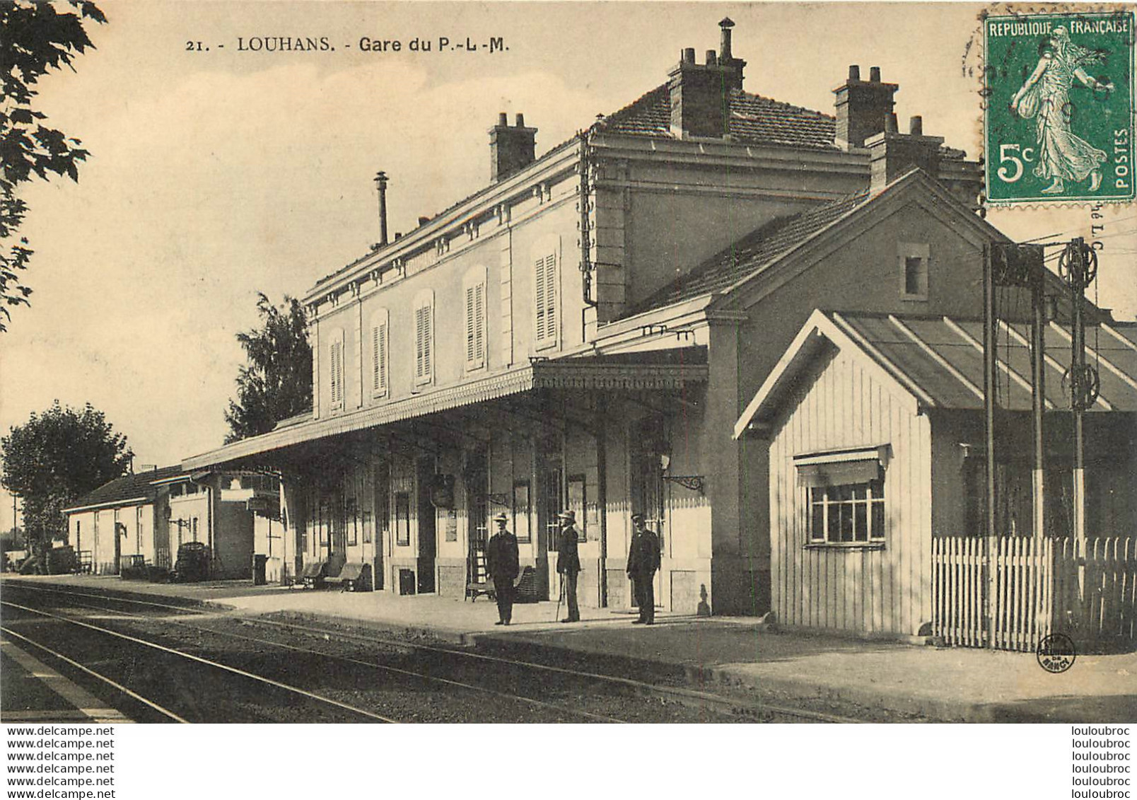 LOUHANS  GARE DU P.L.M. PLM - Louhans