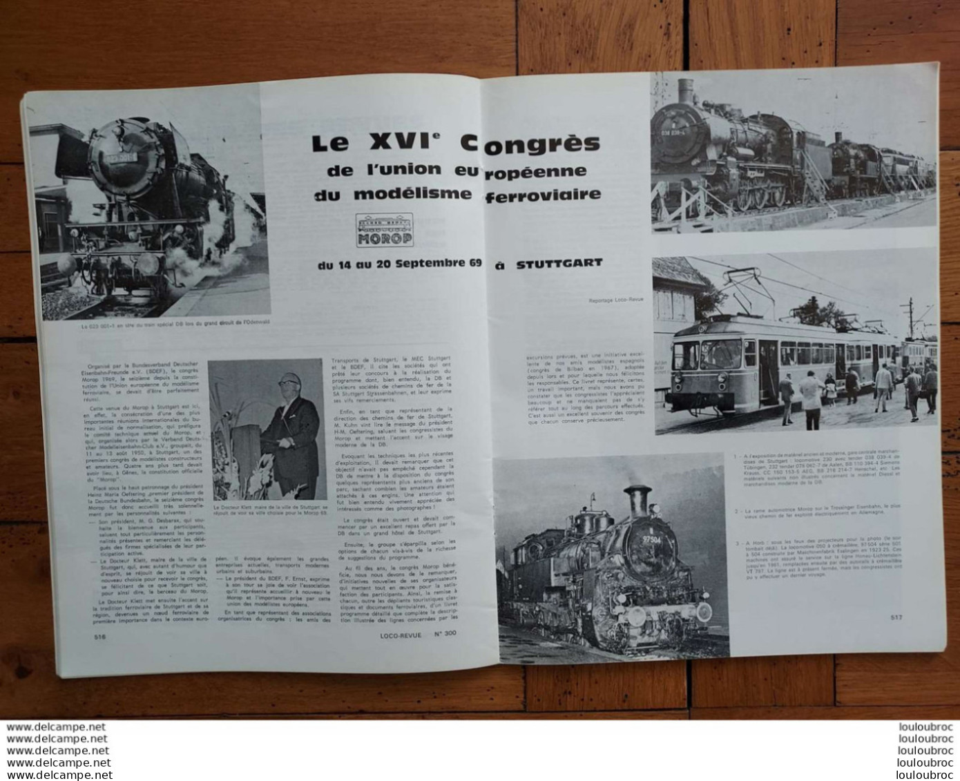 LOCO REVUE N°300 DE 1969 AMATEURS DE CHEMINS DE FER ET DE MODELISME PARFAIT ETAT - Eisenbahnen & Bahnwesen