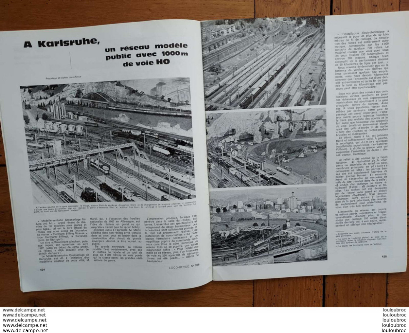 LOCO REVUE N°288 DE 1968 AMATEURS DE CHEMINS DE FER ET DE MODELISME PARFAIT ETAT - Trenes