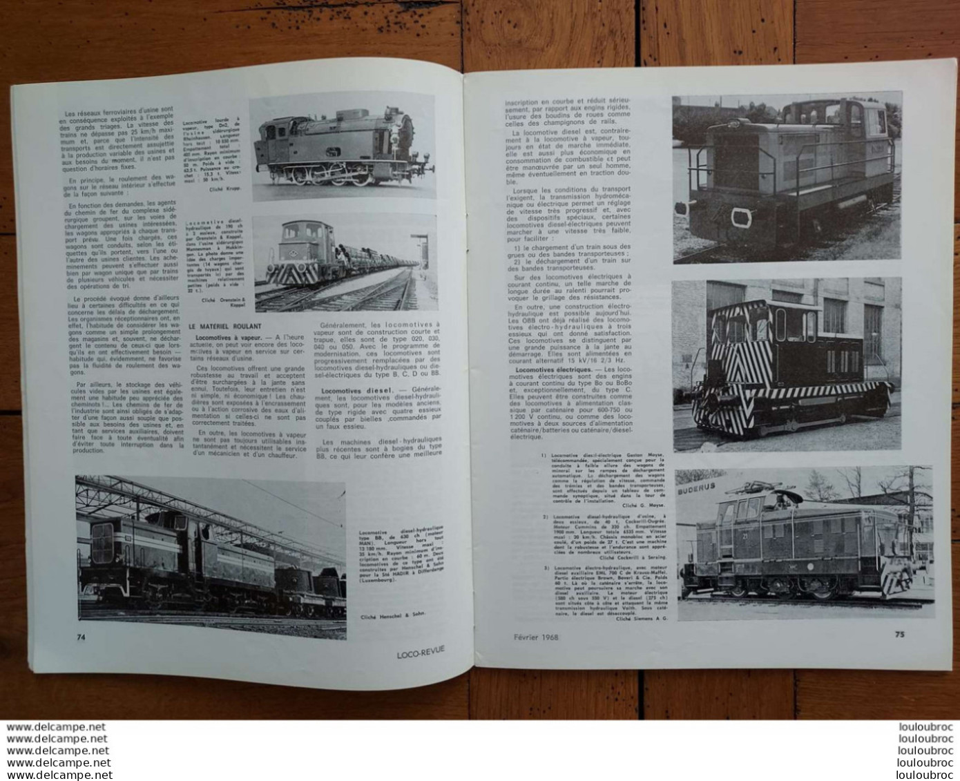 LOCO REVUE N°281 DE 1968 AMATEURS DE CHEMINS DE FER ET DE MODELISME PARFAIT ETAT - Trains