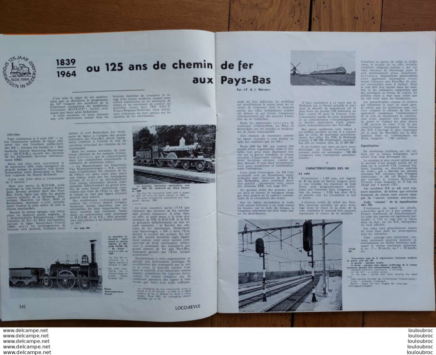 LOCO REVUE N°243  DE 1964 AMATEURS DE CHEMINS DE FER ET DE MODELISME PARFAIT ETAT - Trains