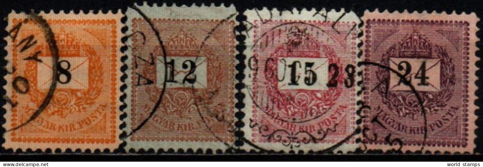 HONGRIE 1888-98 O DENT 11.5 - Gebruikt