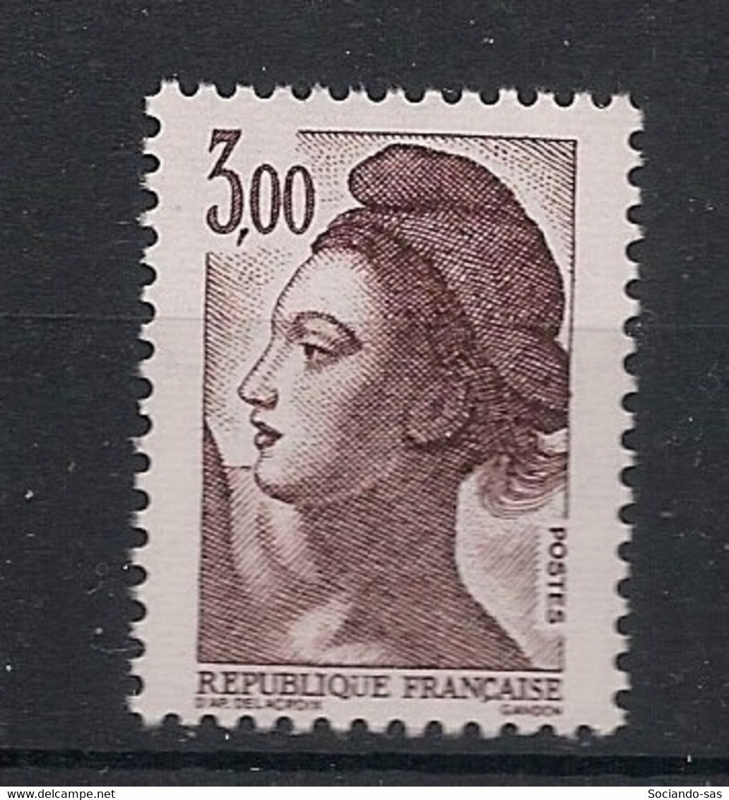 FRANCE - 1982 - N°YT. 2243a - Liberté 3f Brun - Sans Phosphore - Neuf Luxe ** / MNH / Postfrisch - Unused Stamps
