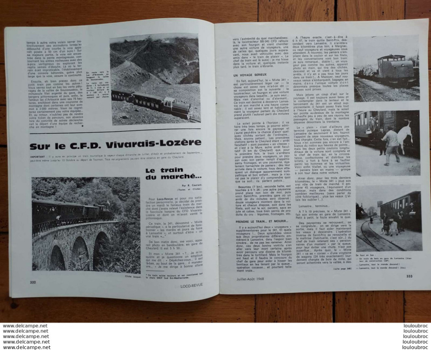 LOCO REVUE N°286 DE 1968 AMATEURS DE CHEMINS DE FER ET DE MODELISME PARFAIT ETAT - Eisenbahnen & Bahnwesen