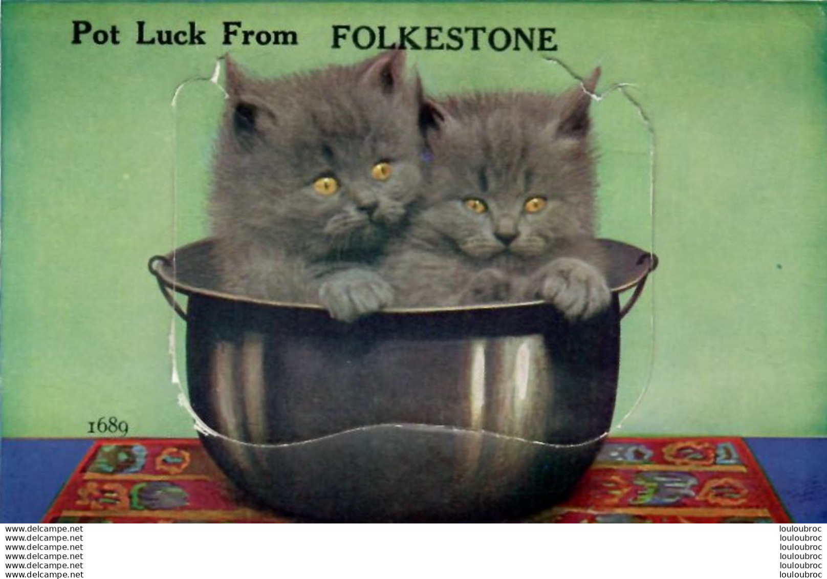 FOLKESTONE  CARTE A SYSTEME - Folkestone