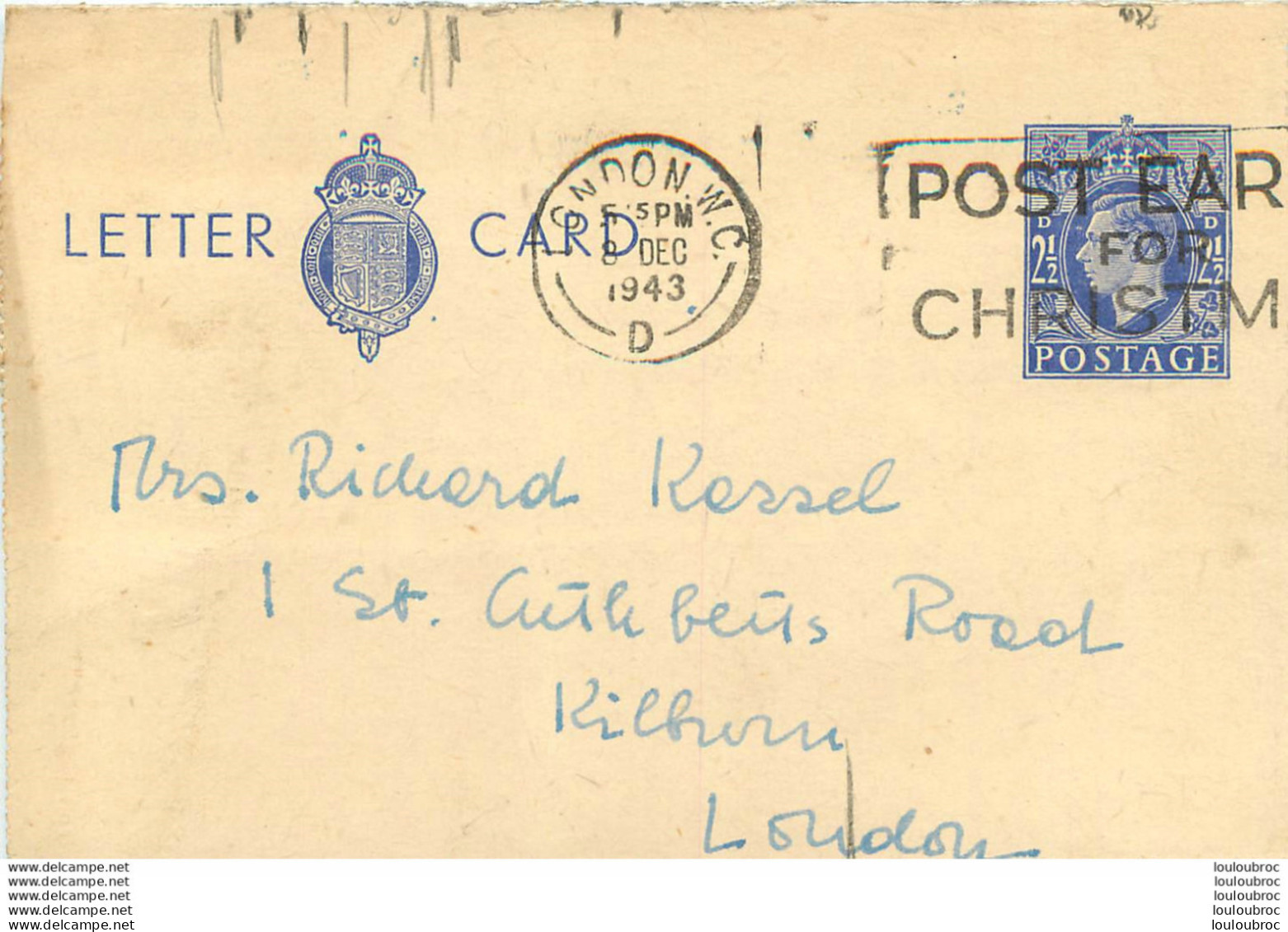 ENTIER POSTAL LONDON 1953 - Other & Unclassified