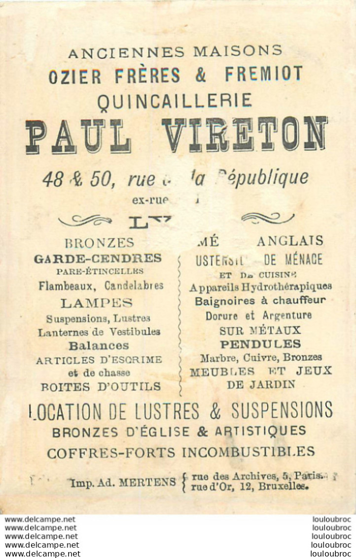 CHROMO PAUL VIRETON LYON  IMP MERTENS - Autres & Non Classés